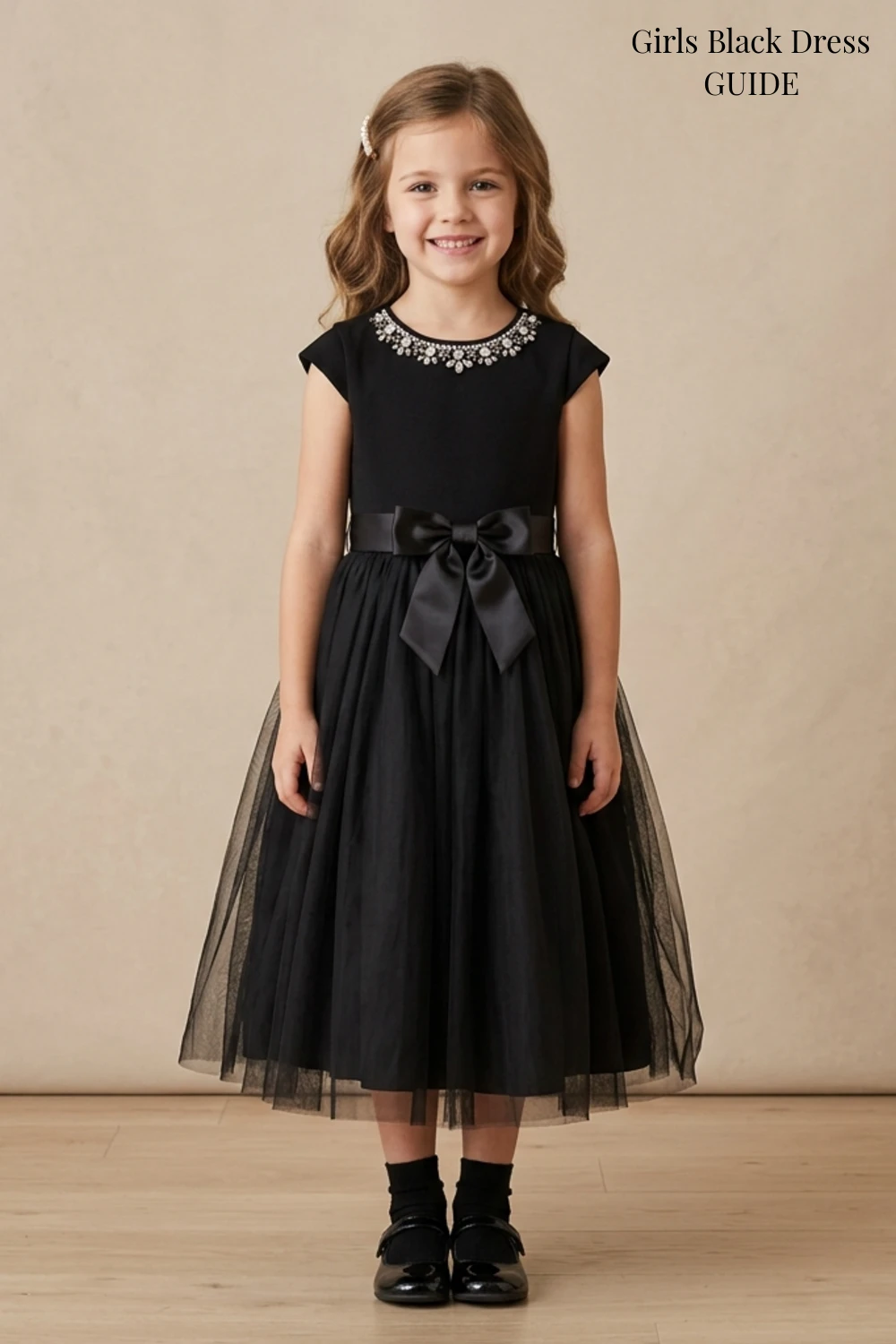 Girls Black Dress