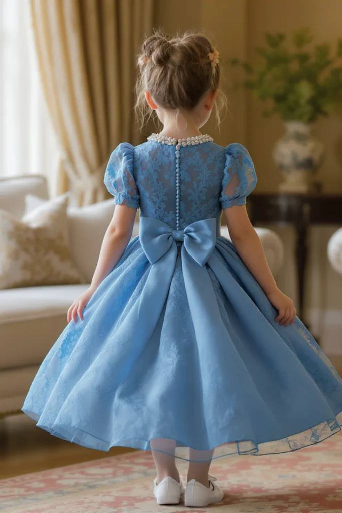 Blue Dresses For Kids