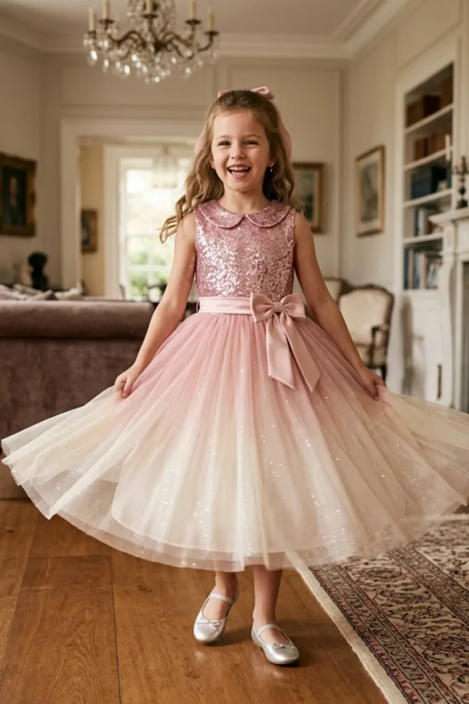 Sequin Kids Dress