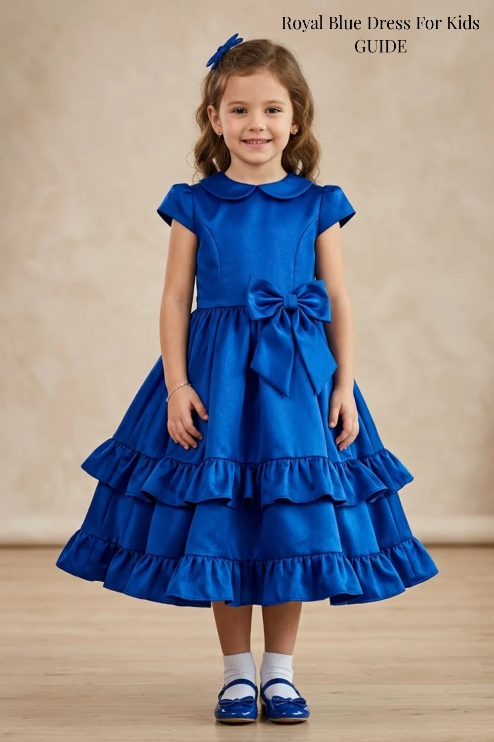 Royal Blue Dress For Kids