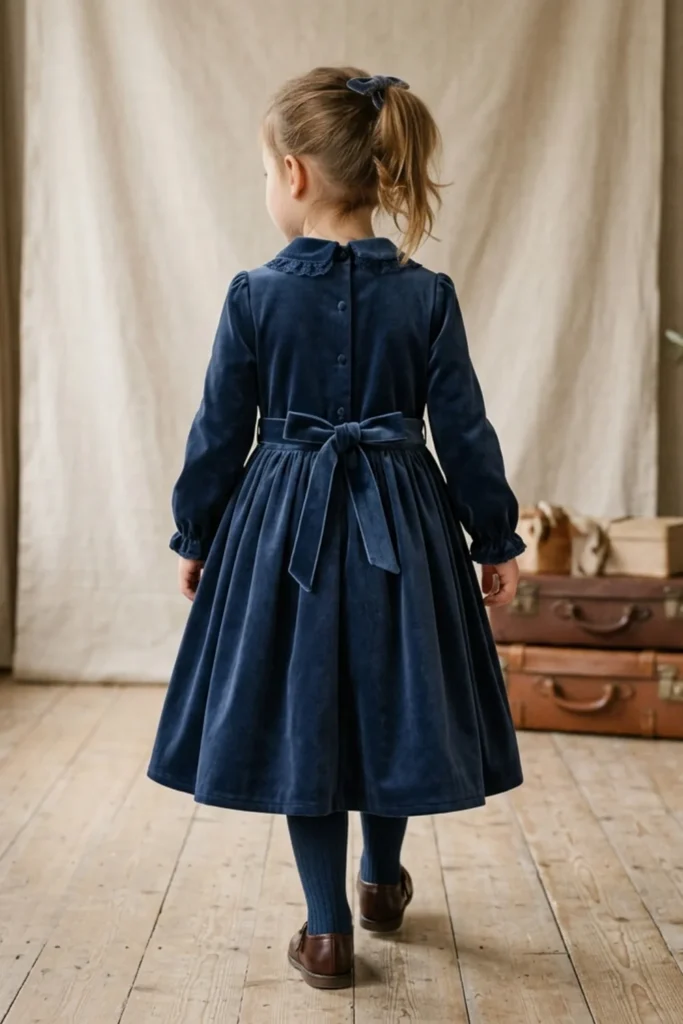 Velvet Toddler Dress