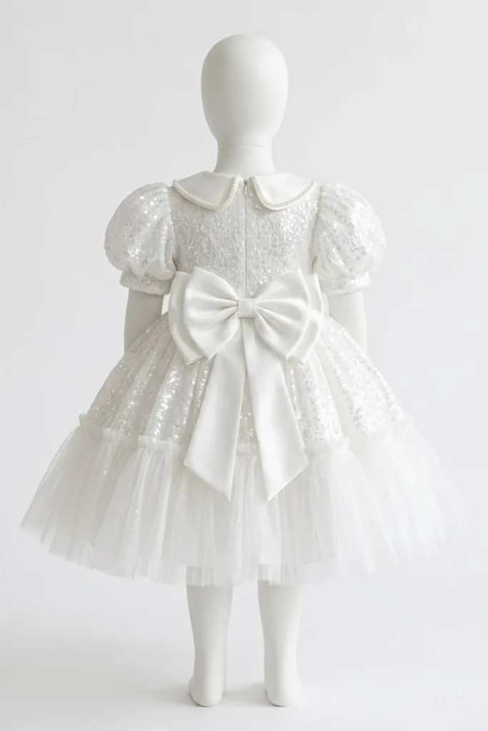 Toddler White Dress