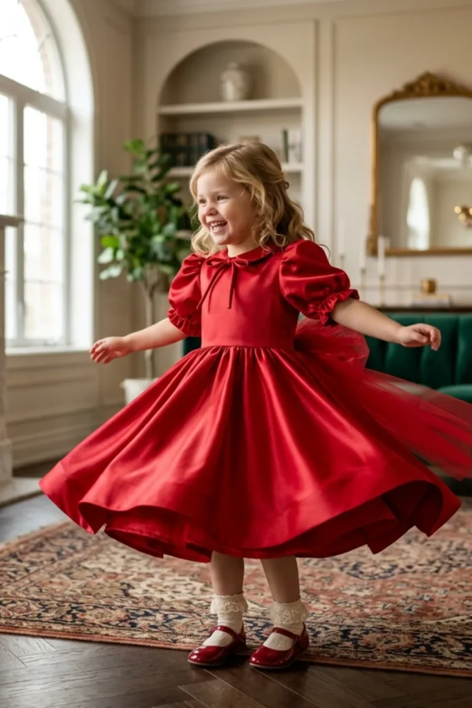 Red Toddler Dress