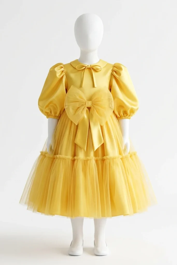 Girls Yellow Dress