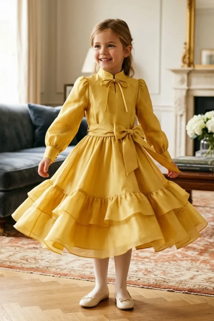 Kids Yellow Dress