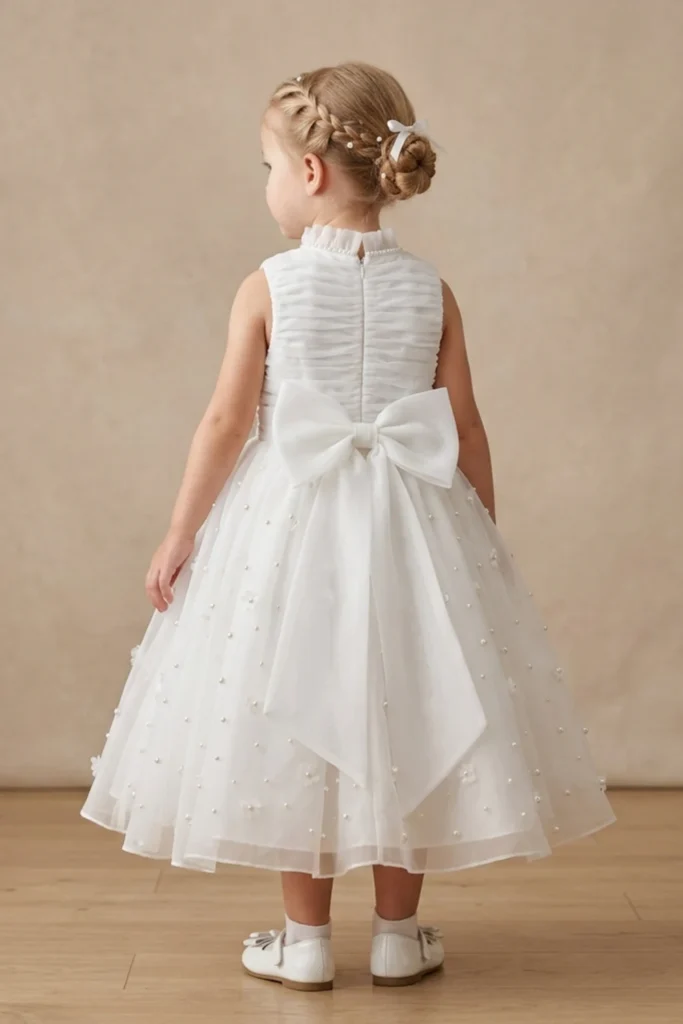 Toddler White Dress