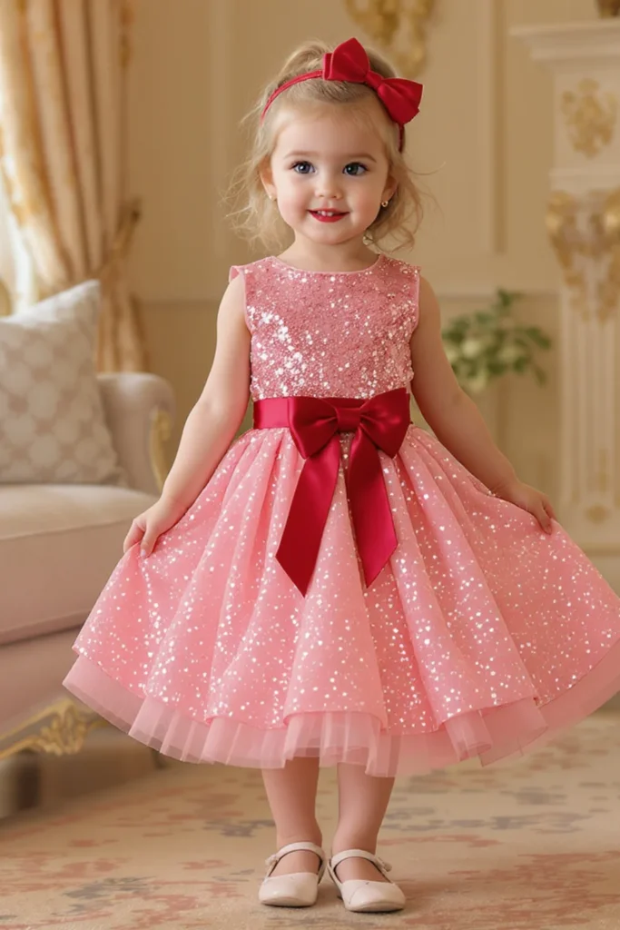 Sequin Kids Dress
