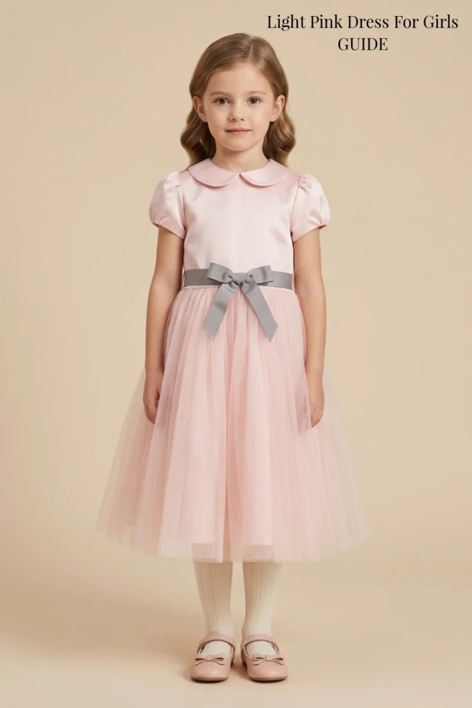 Light Pink Dress For Girls