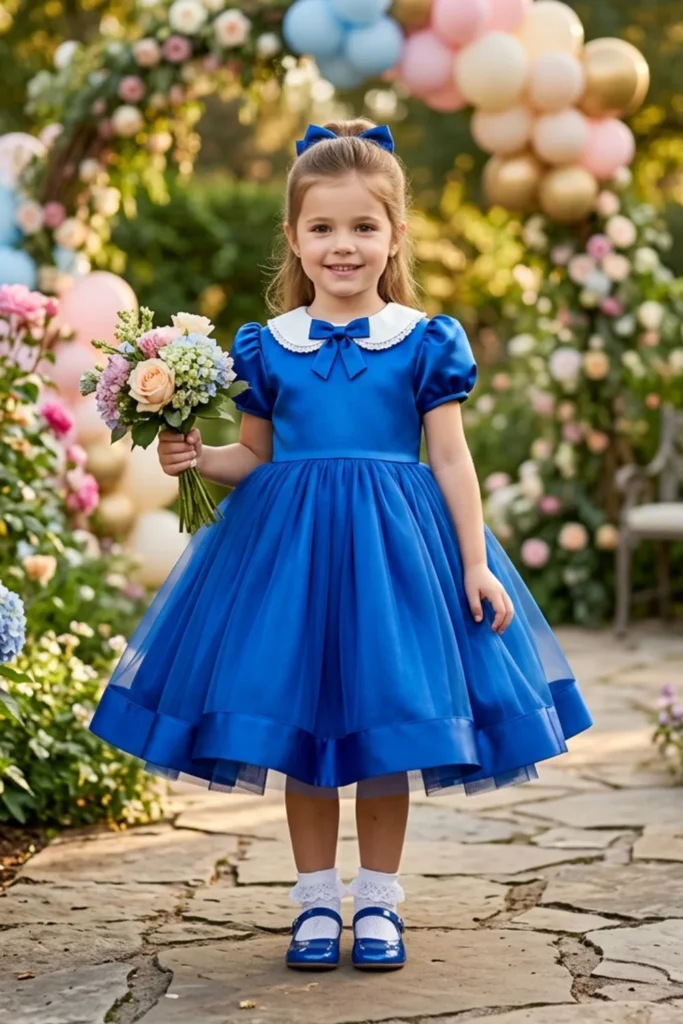Blue Kids Dress
