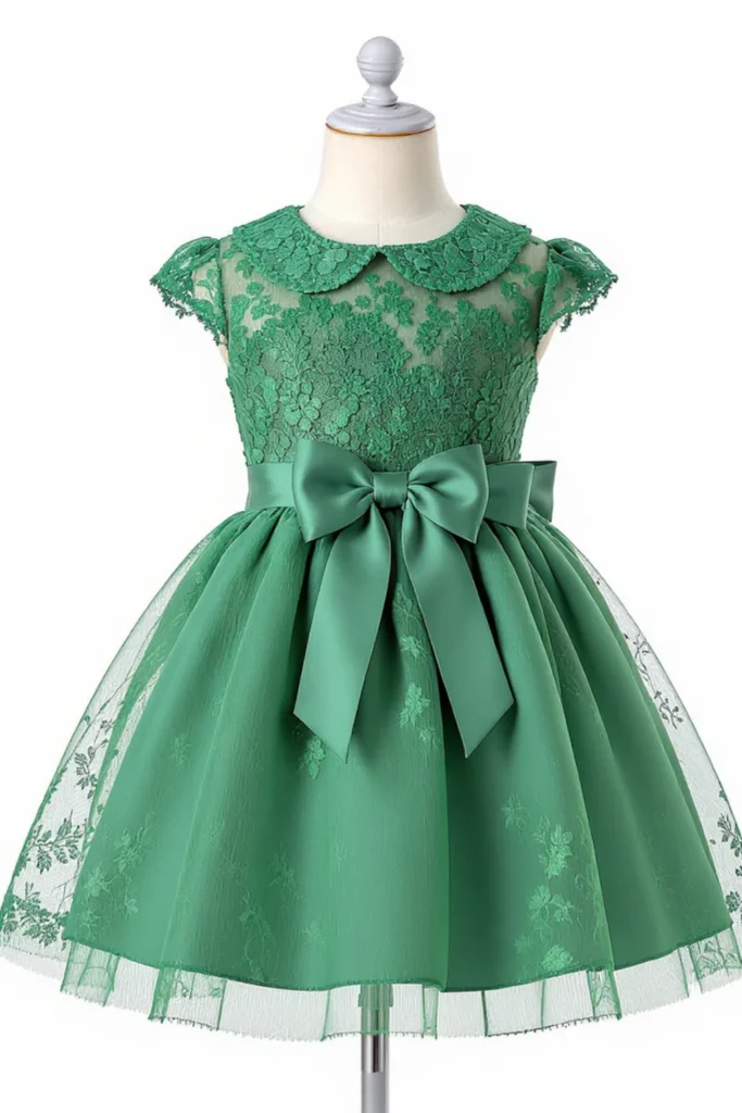 Green Dresses For Kids
