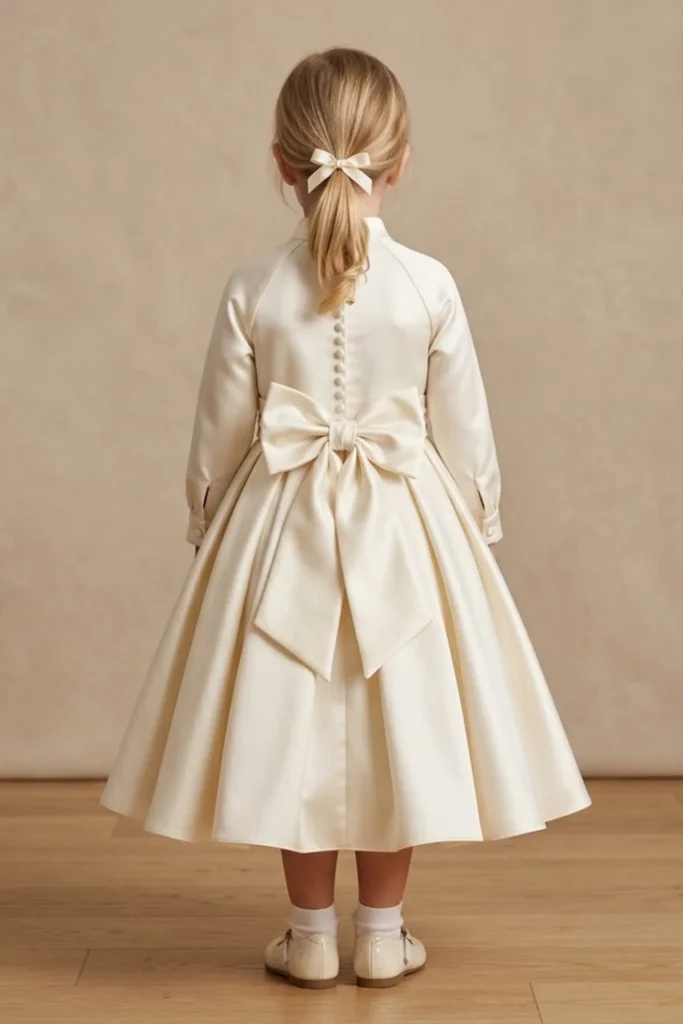 White Toddler Dress