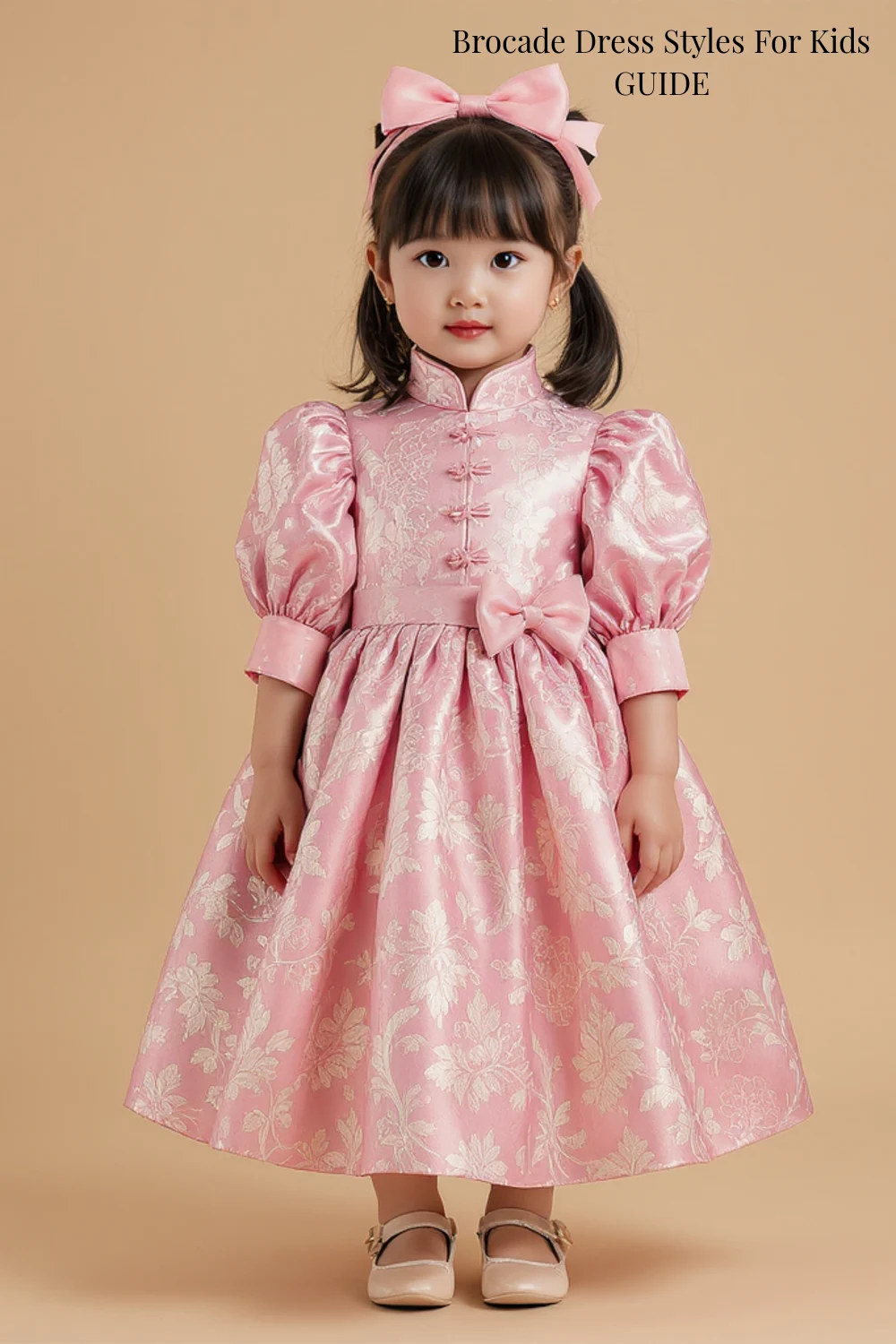 Brocade Dress Styles For Kids