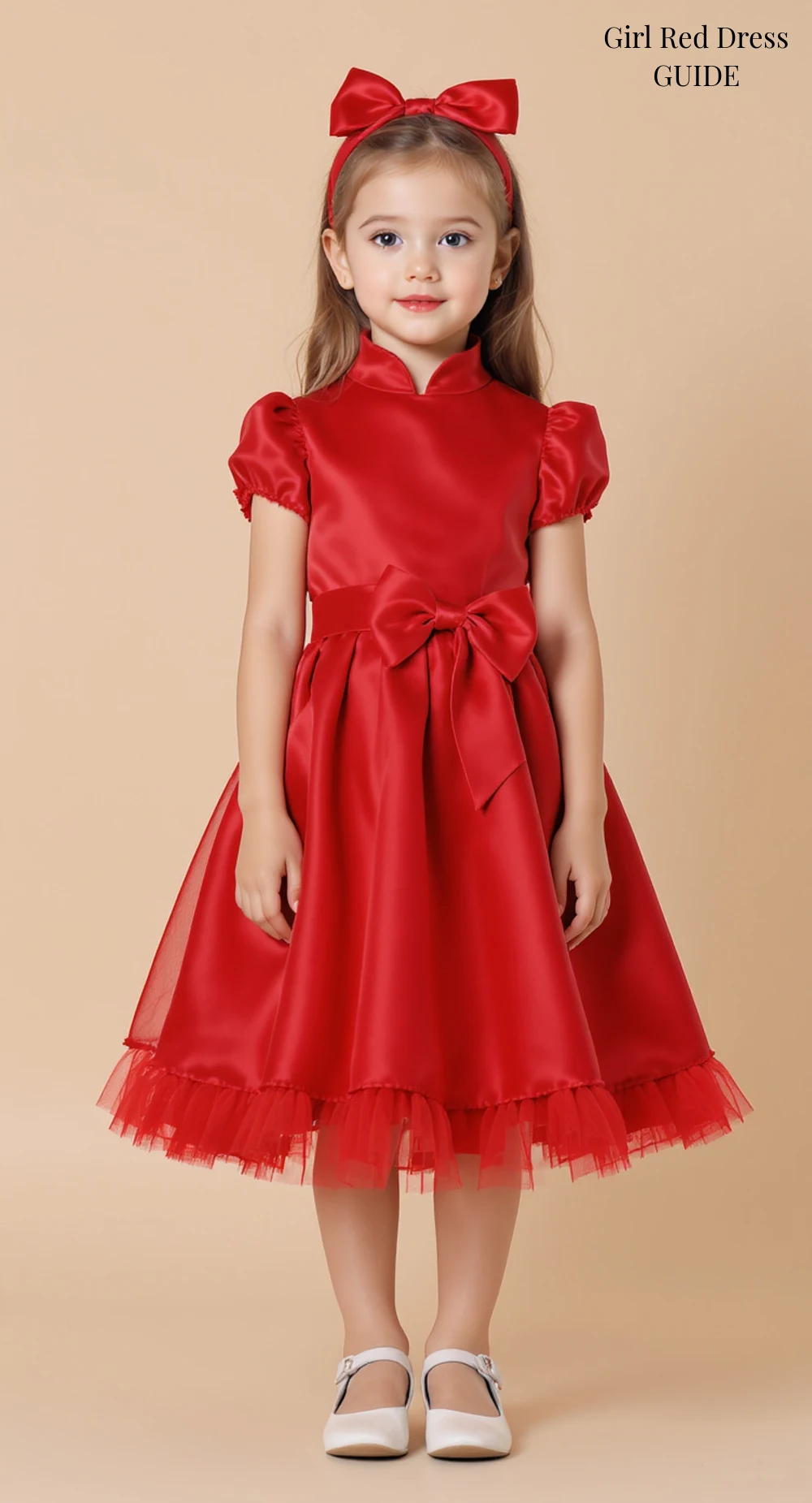 Girl Red Dress