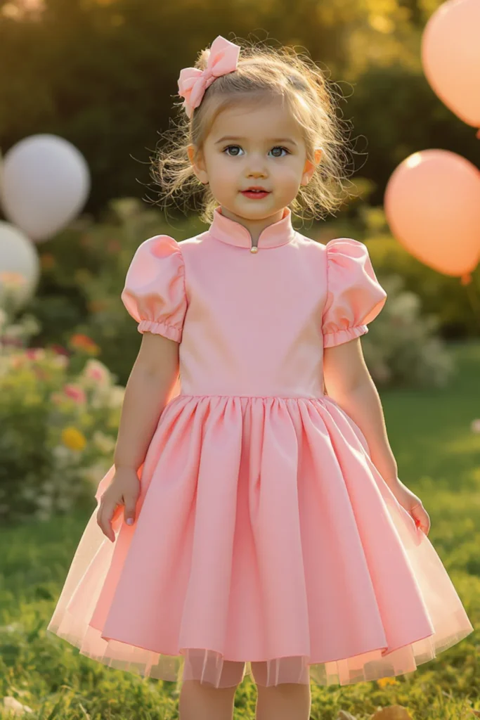 Satin Toddler Dress