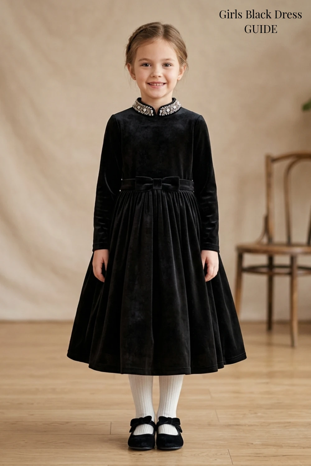 Girls Black Dress