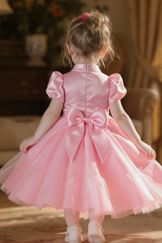 Satin Toddler Dress