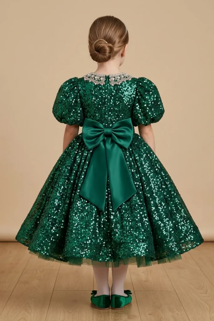 Green Dress Kids