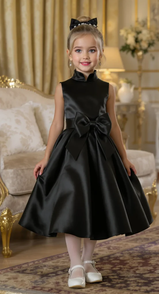 Girls Black Dress
