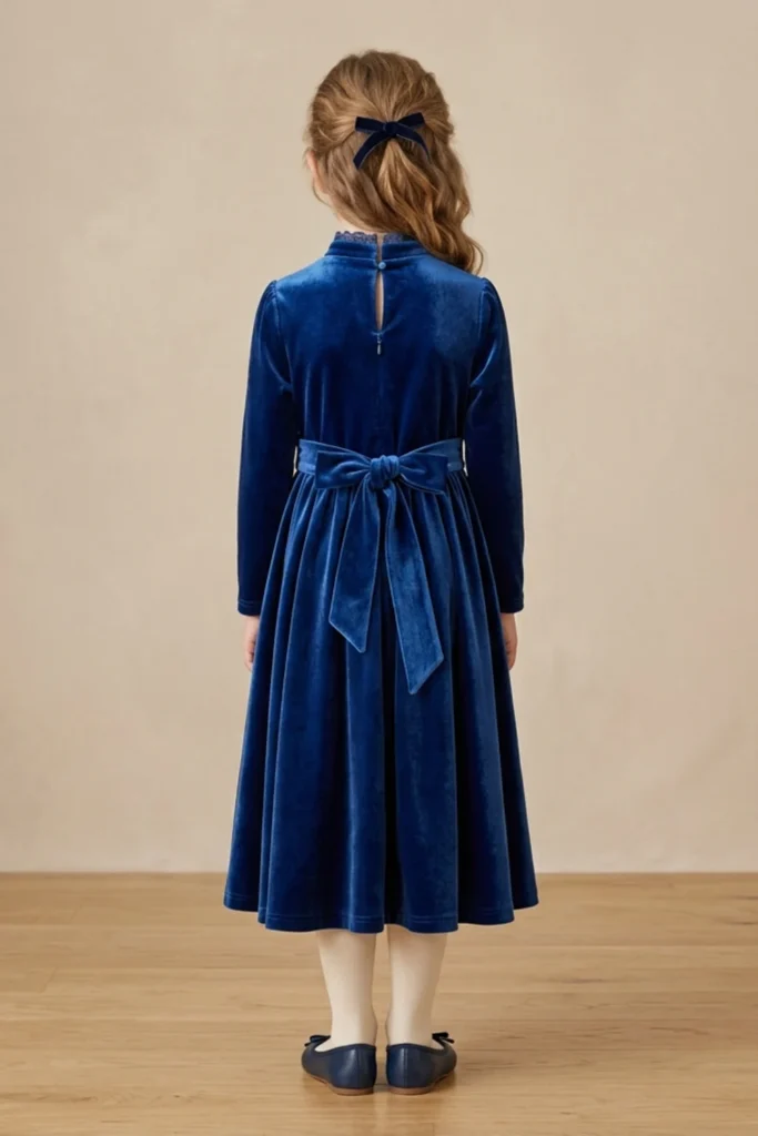 Velvet Dress For Kids