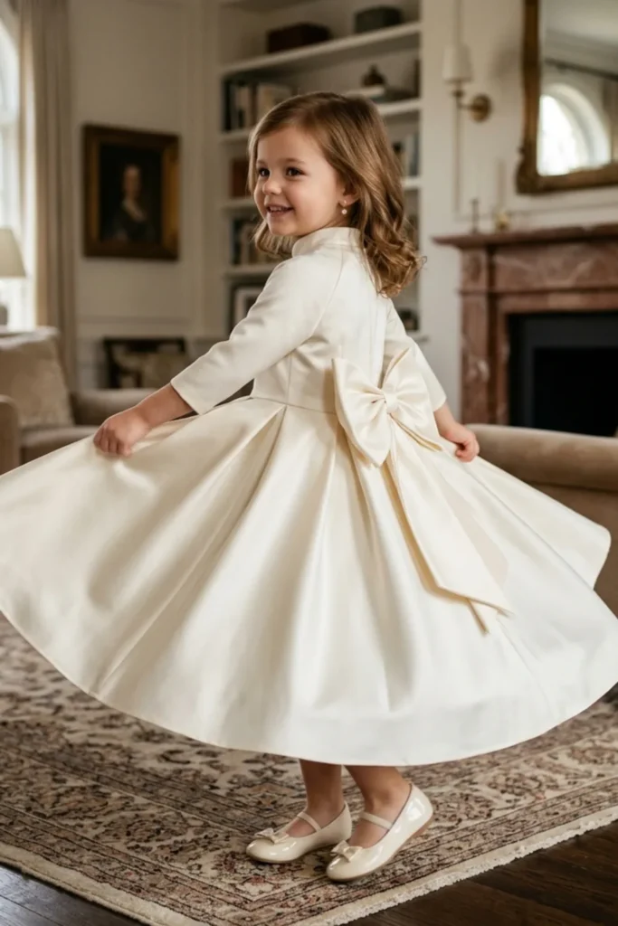 White Toddler Dress