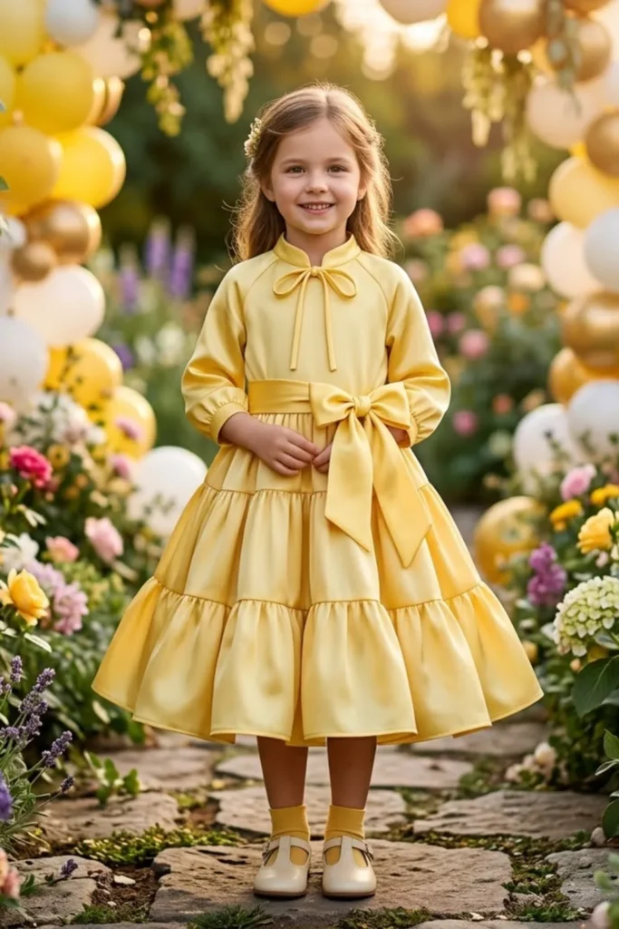 Kids Yellow Dress