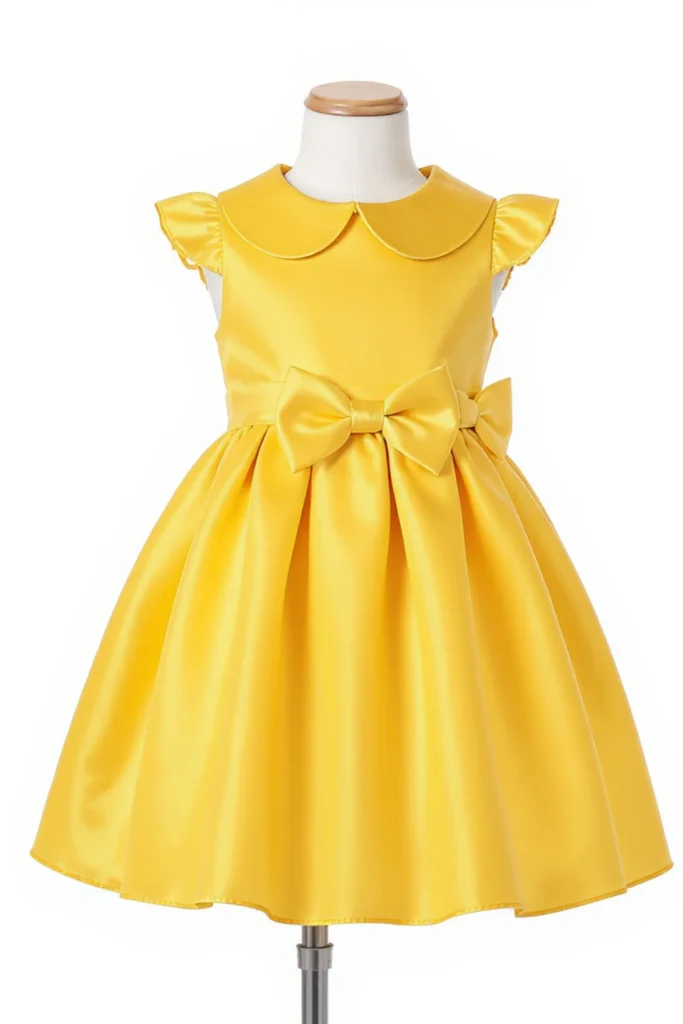 Yellow Dress For Kids