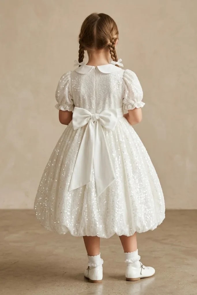 Toddler White Dress