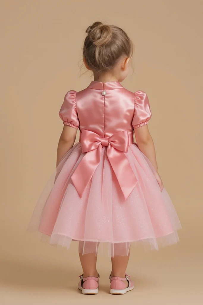 Satin Toddler Dress