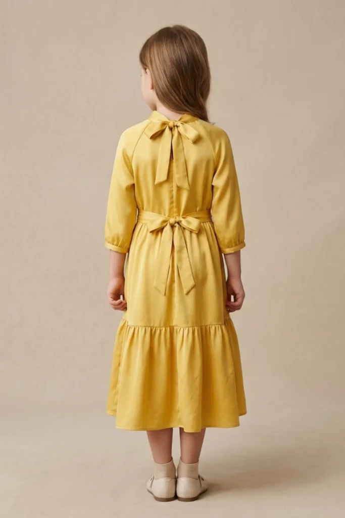 Kids Yellow Dress