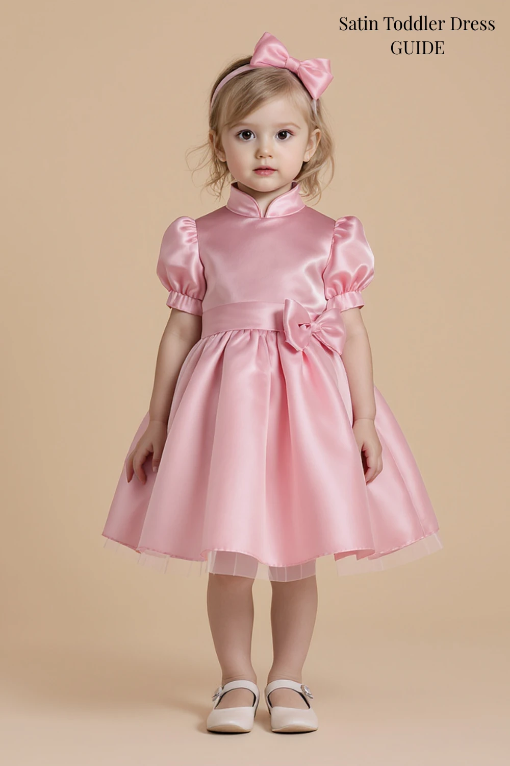 Satin Toddler Dress