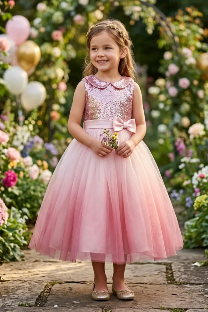 Sequin Kids Dress