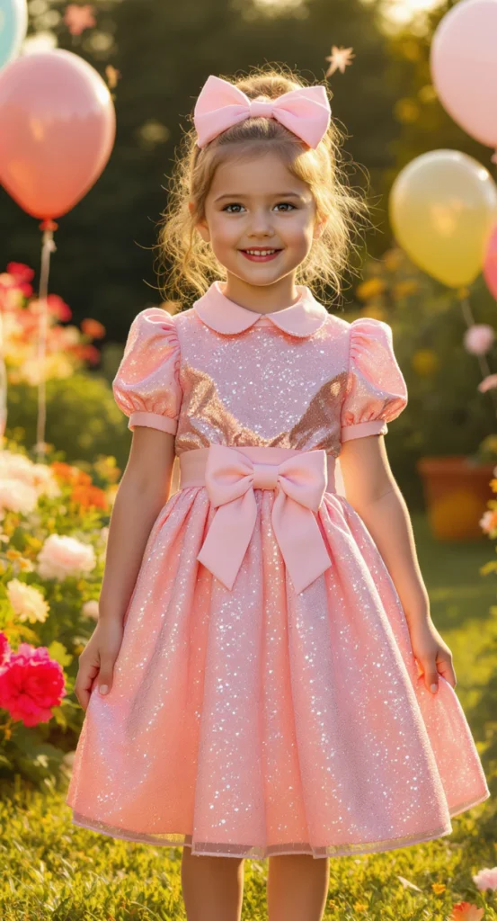 Sequin Kids Dress