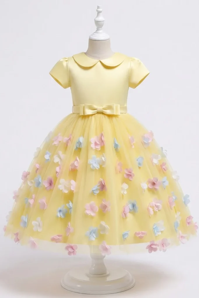 Yellow Dress For Kids