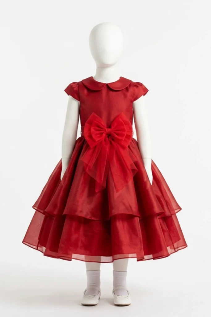 Girl Red Dress
