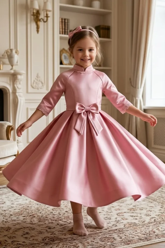 Kids Satin Dress