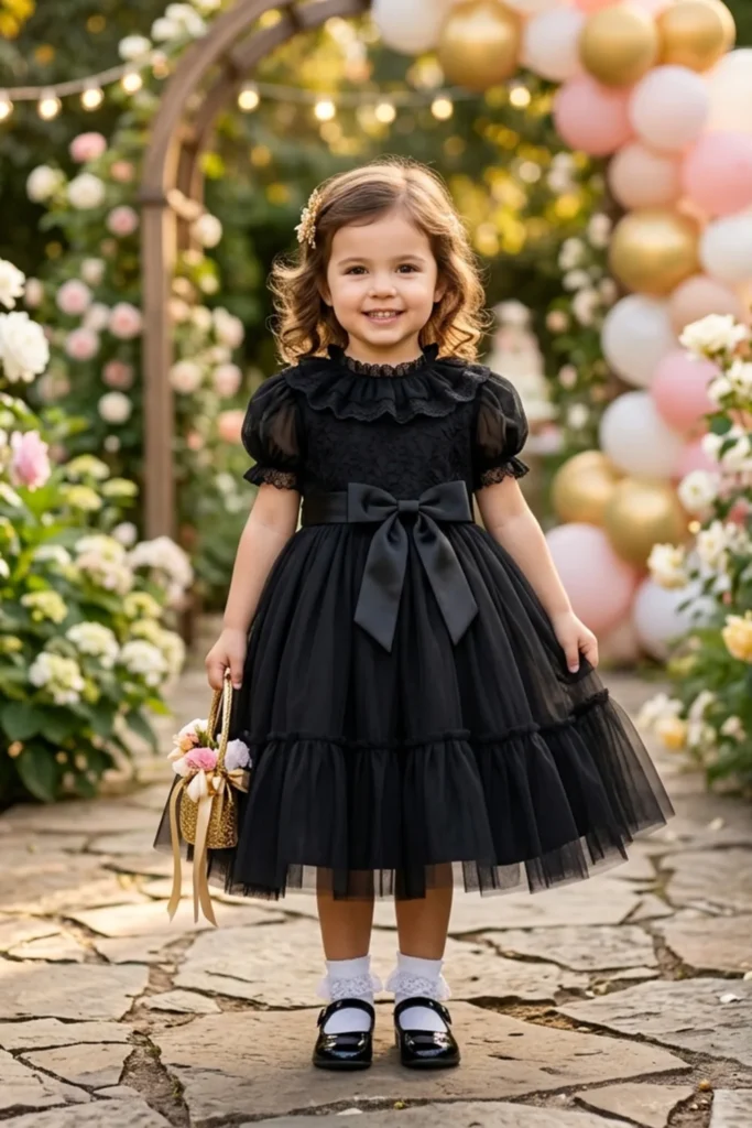 Toddler Black Dress