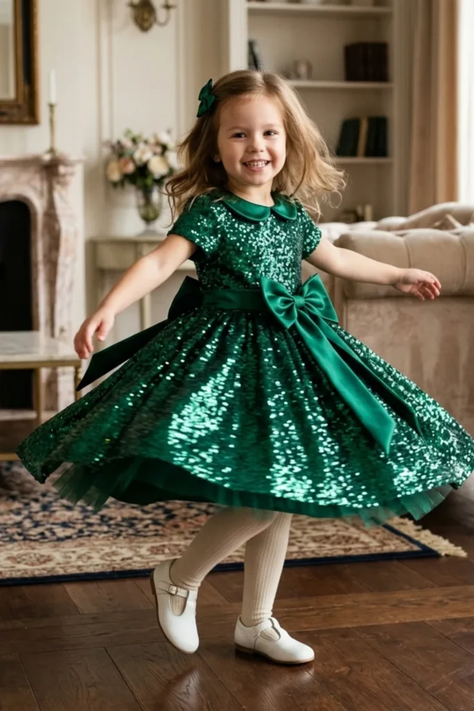 Green Toddler Dress