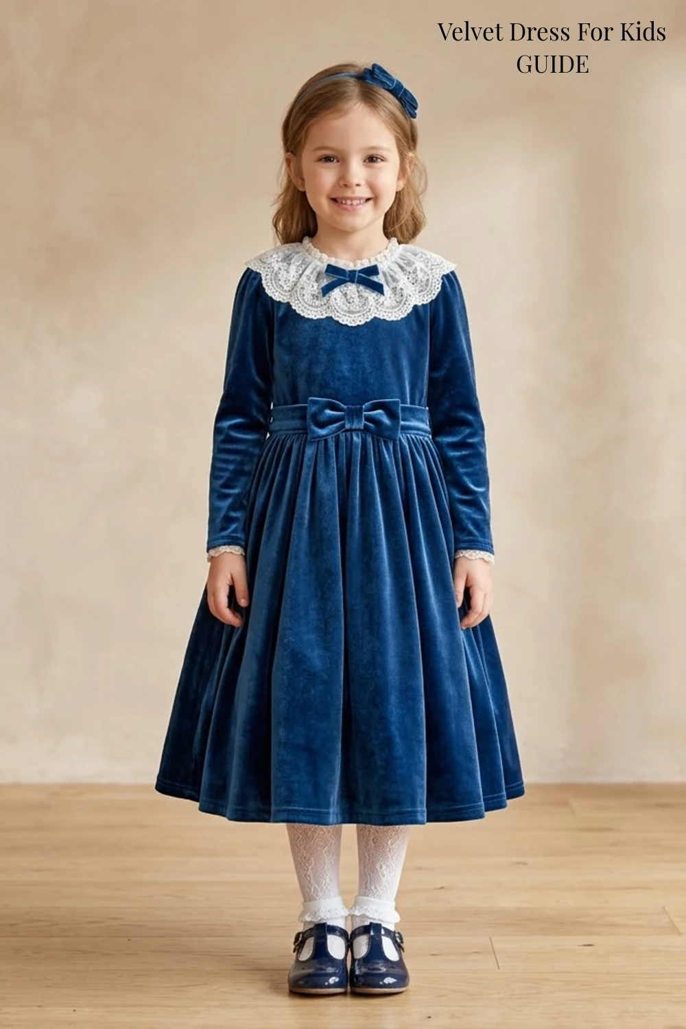 Velvet Dress For Kids