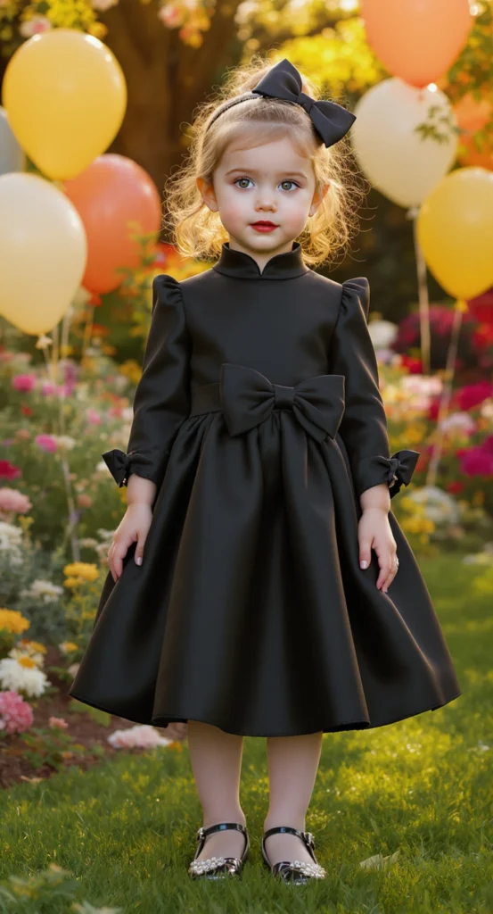 Girls Black Dress