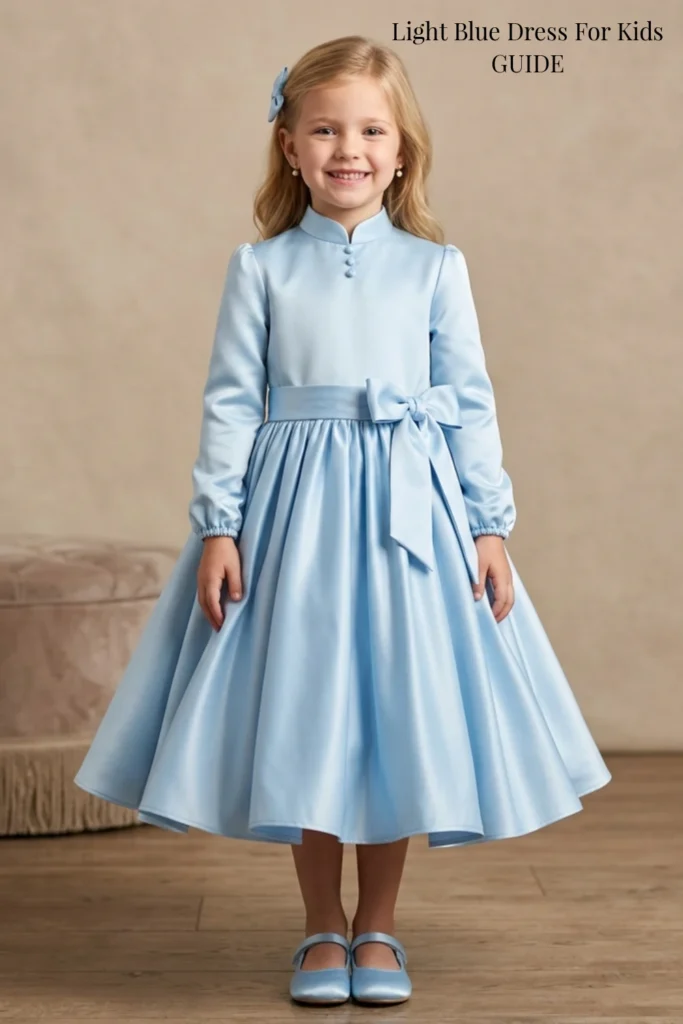 Light Blue Dress For Kids