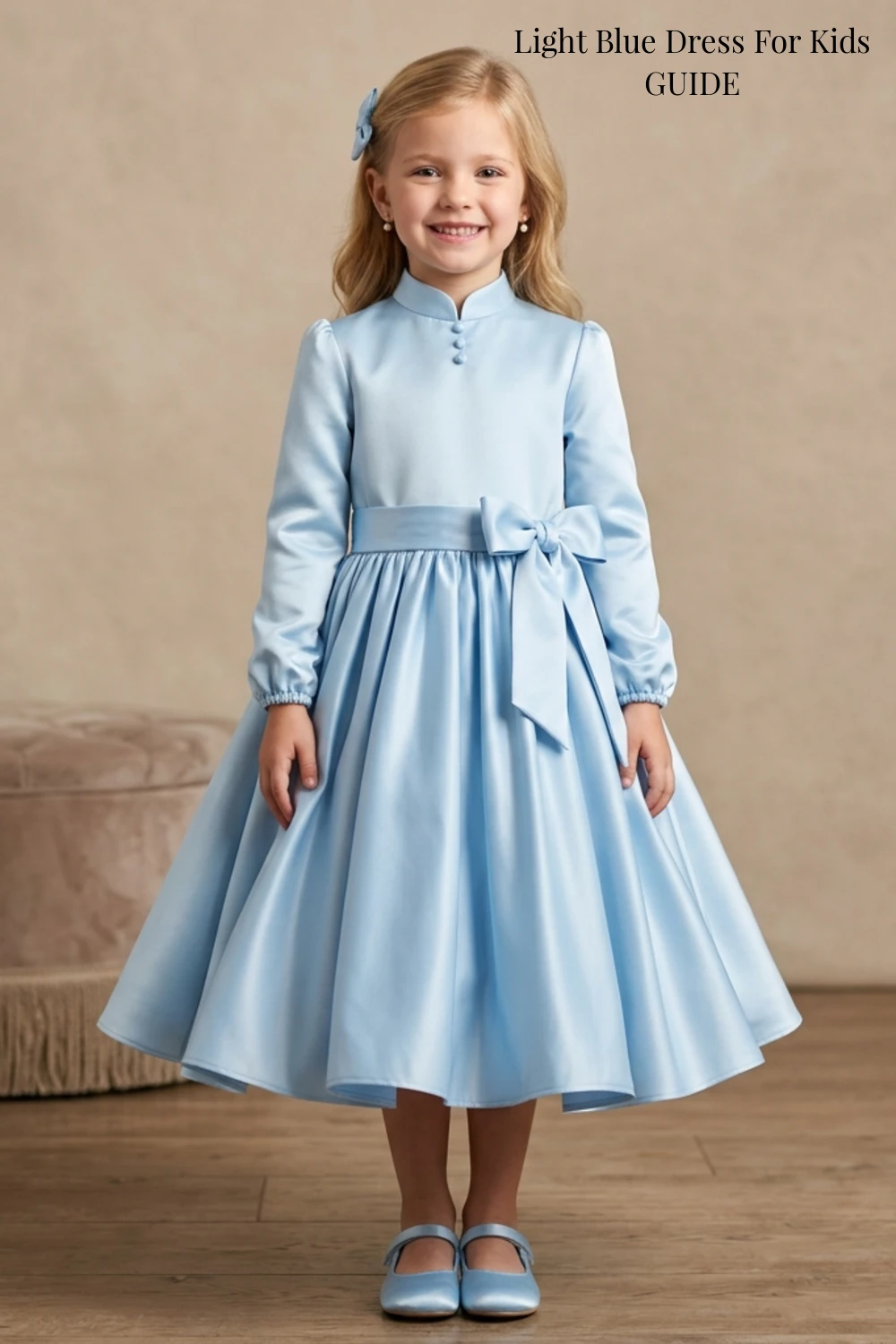 Light Blue Dress For Kids