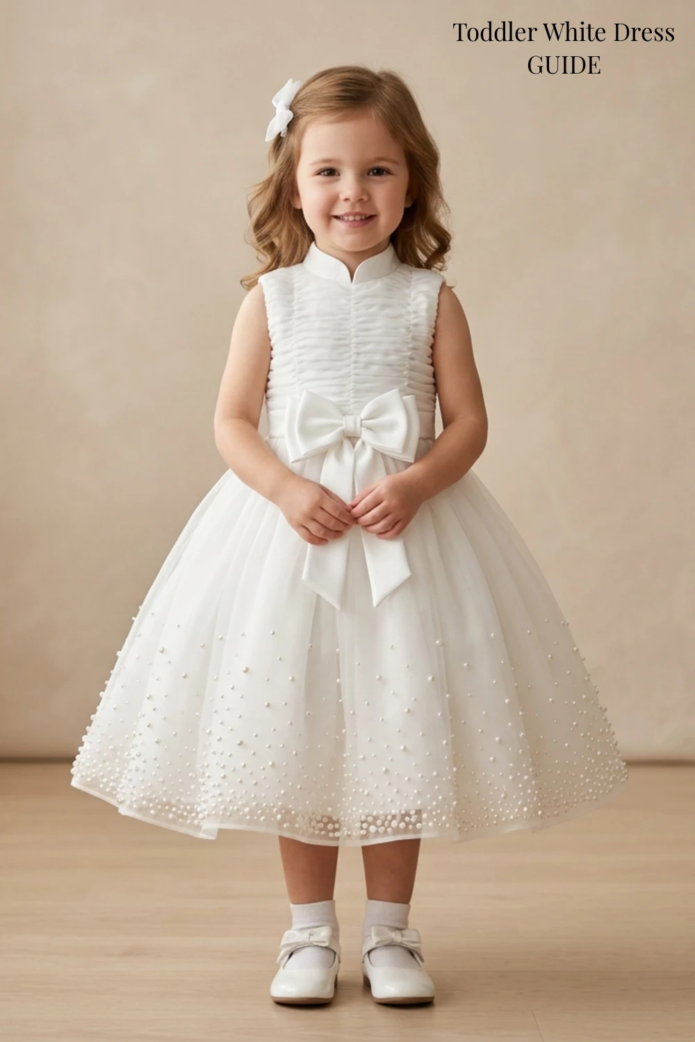Toddler White Dress