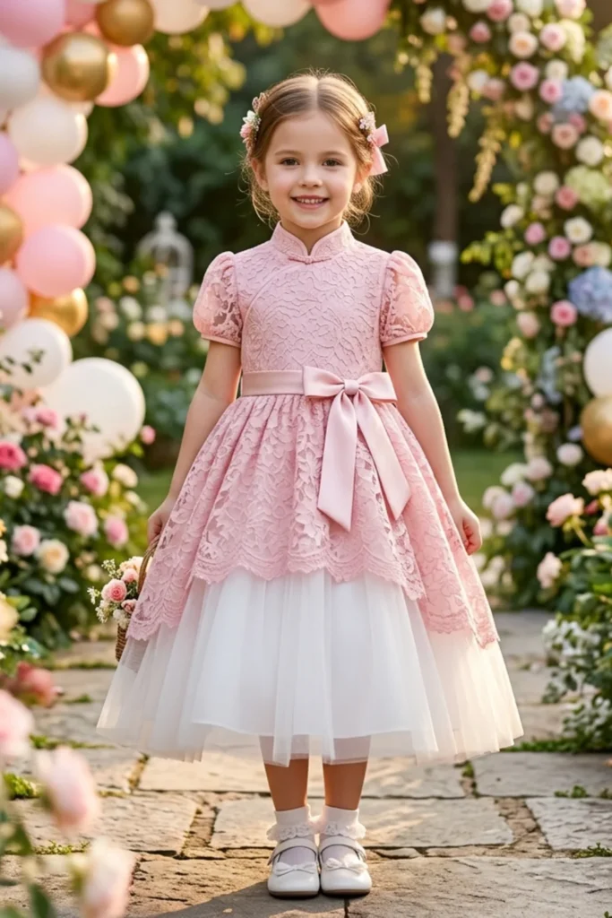 Lace Dress For Kids