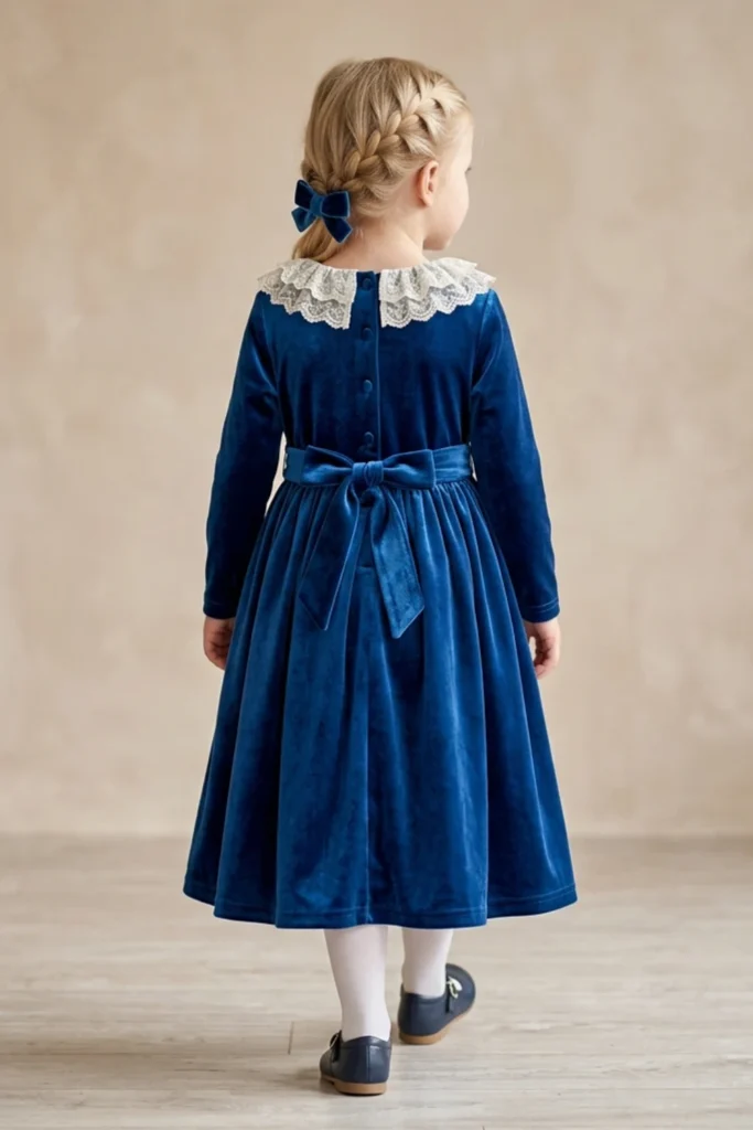 Velvet Toddler Dress
