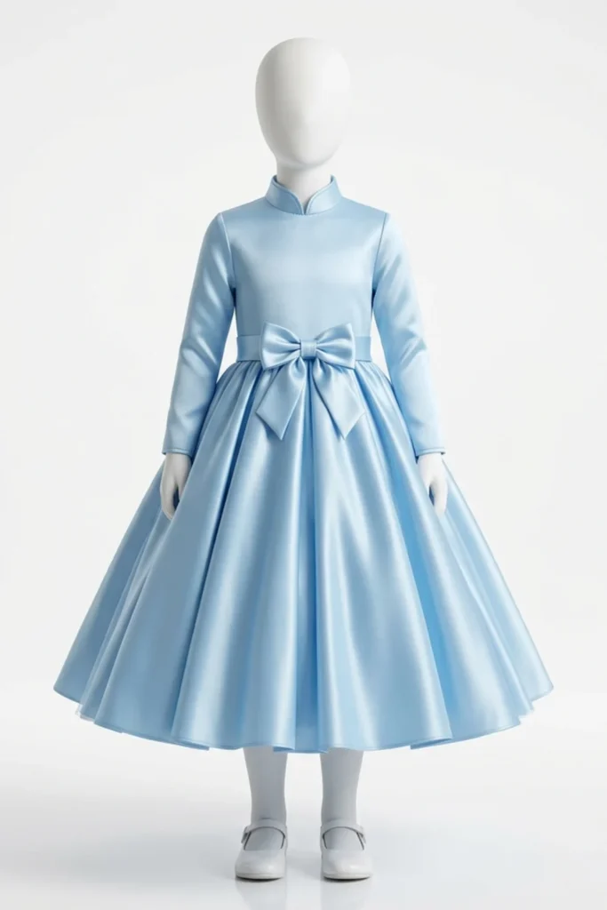 Light Blue Dress For Kids