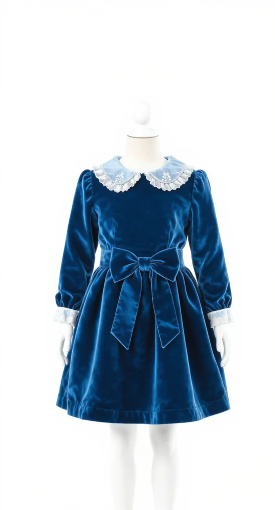 Velvet Dress For Kids