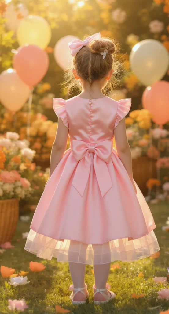 Kids Satin Dress
