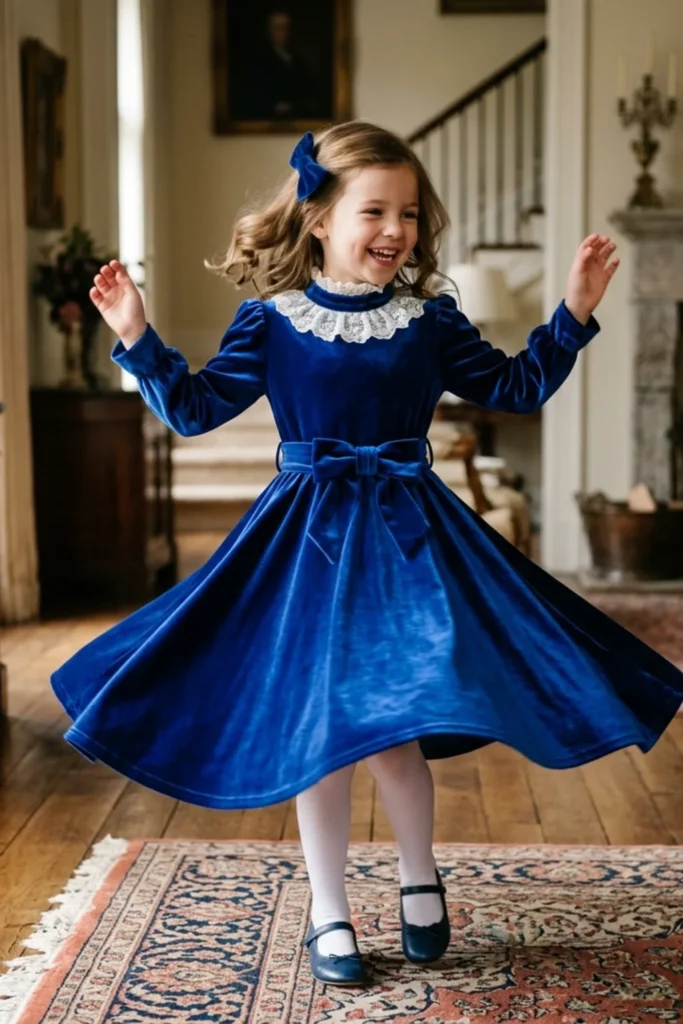 Velvet Dress For Kids