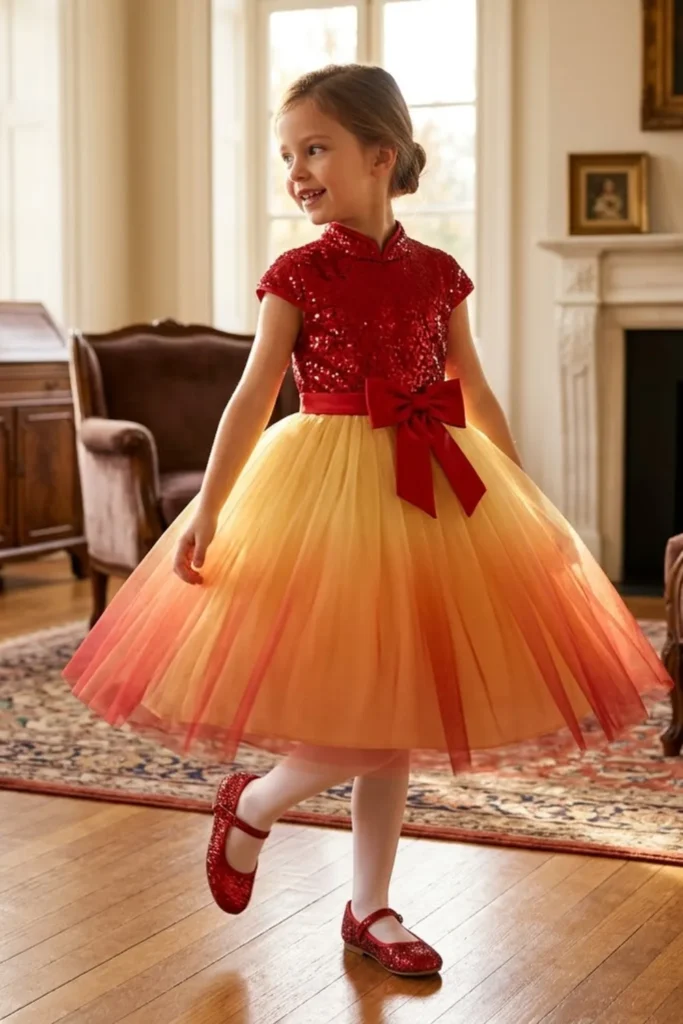 Kids Yellow Dress