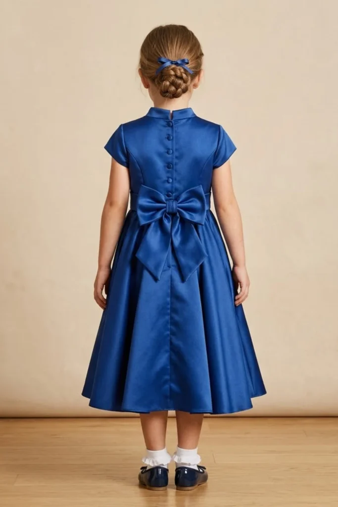 Royal Blue Dress For Kids